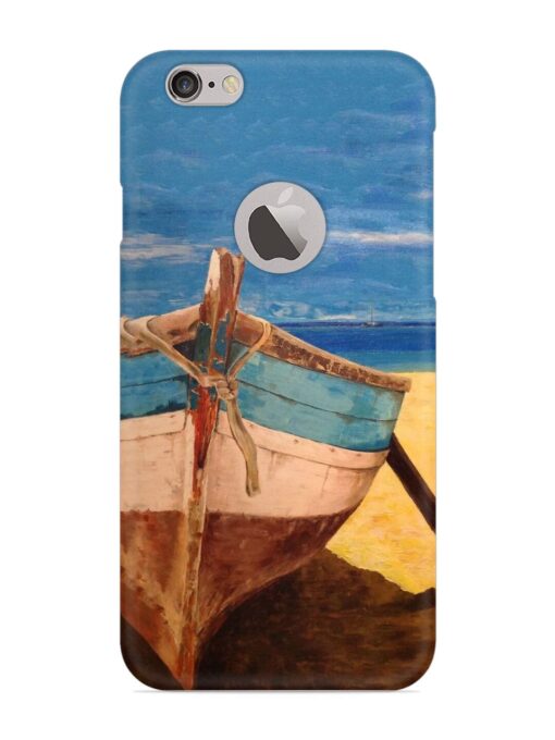 Canvas Painting Snap Case for Apple Iphone 6 (Logo Cut) Zapvi