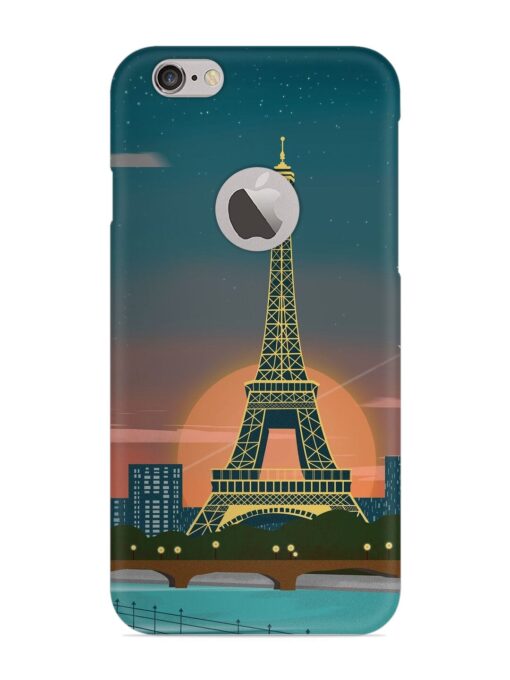 Scenery Architecture France Paris Snap Case for Apple Iphone 6 (Logo Cut) Zapvi