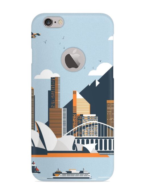 Sydney Opera Landscape Snap Case for Apple Iphone 6 (Logo Cut) Zapvi