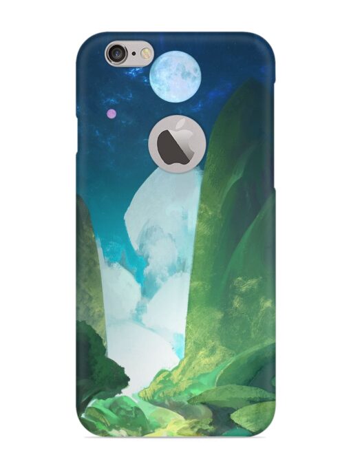 Abstract Art Of Nature Snap Case for Apple Iphone 6 (Logo Cut) Zapvi