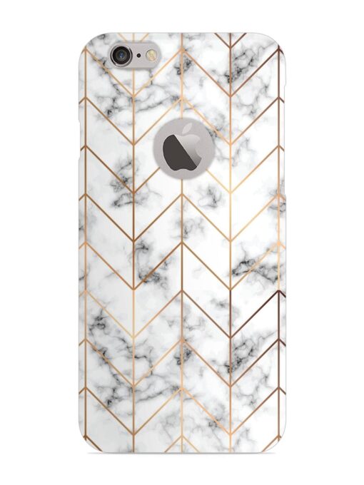 Vector Marble Texture Snap Case for Apple Iphone 6 (Logo Cut) Zapvi