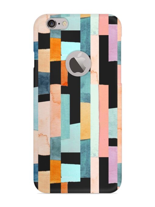 Geometric Seamless Pattern Snap Case for Apple Iphone 6 (Logo Cut) Zapvi