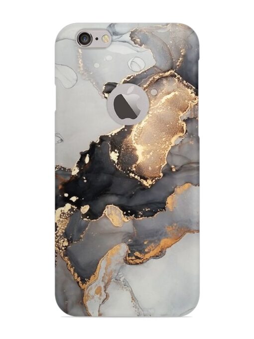 Luxury Abstract Fluid Snap Case for Apple Iphone 6 (Logo Cut) Zapvi