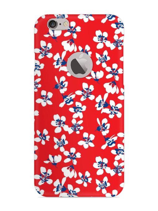 Hand Drawn Abstract Snap Case for Apple Iphone 6 (Logo Cut) Zapvi