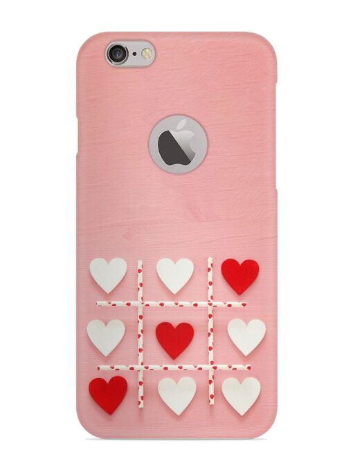 Valentines Day Concept Snap Case for Apple Iphone 6 (Logo Cut) Zapvi