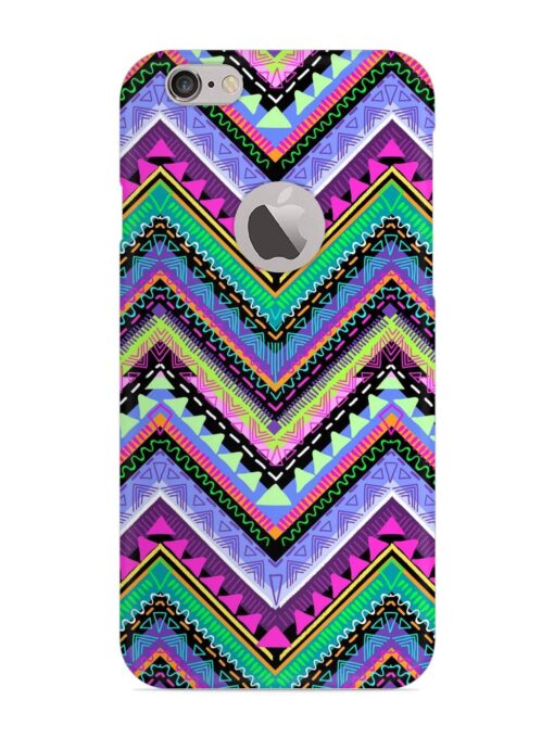 Tribal Aztec Print Snap Case for Apple Iphone 6 (Logo Cut) Zapvi