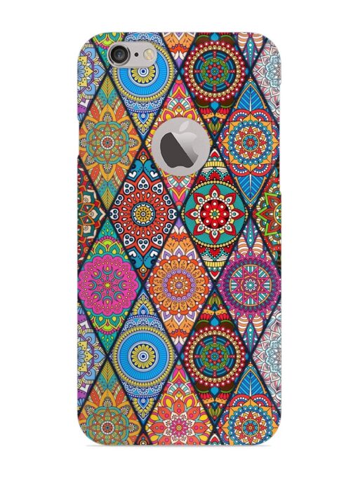 Seamless Tile Pattern Snap Case for Apple Iphone 6 (Logo Cut) Zapvi