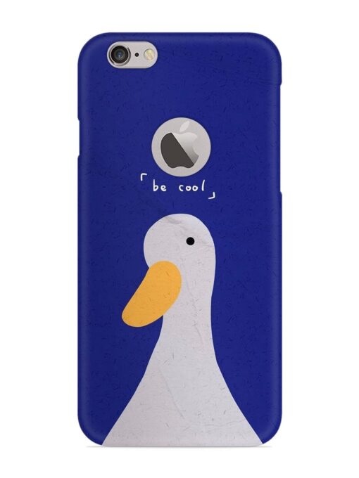 Be Cool Duck Snap Case for Apple Iphone 6 (Logo Cut) Zapvi