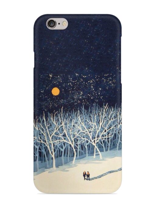 Full Moon Snowshoe Tour Snap Case for Apple Iphone 6 Plus Zapvi