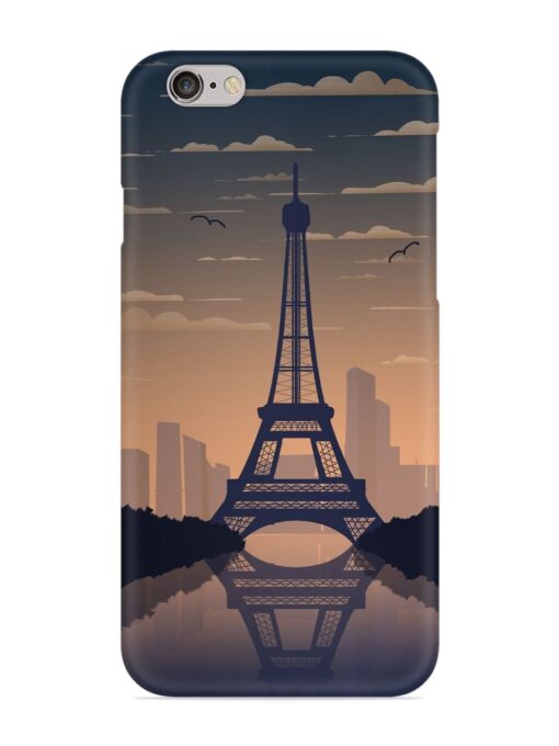 France Paris Eiffel Tower Gradient Snap Case for Apple Iphone 6 Plus Zapvi