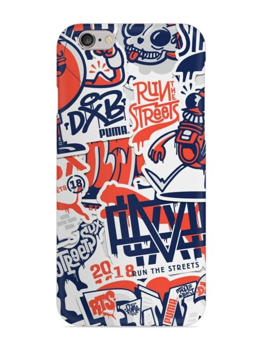 Run The Street Snap Case for Apple Iphone 6 Plus Zapvi