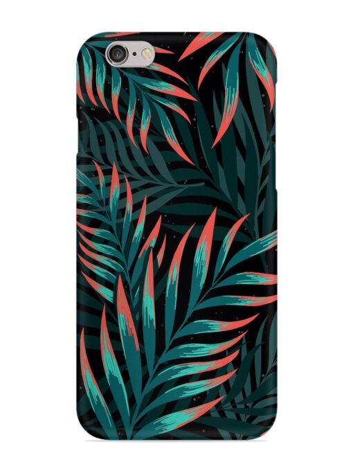 Green Leaf Art Snap Case for Apple Iphone 6 Plus Zapvi