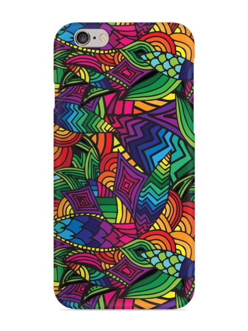 Abstract Multicolor Seamless Snap Case for Apple Iphone 6 Plus Zapvi