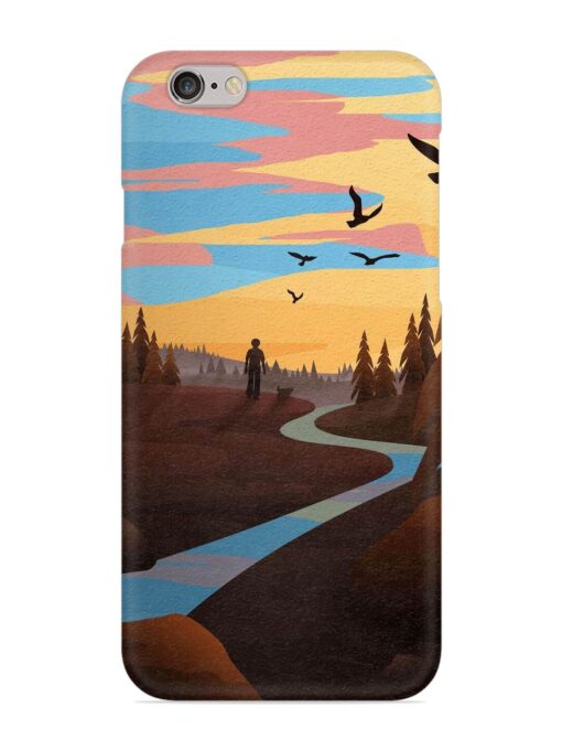 Natural Landscape Art Snap Case for Apple Iphone 6 Plus Zapvi