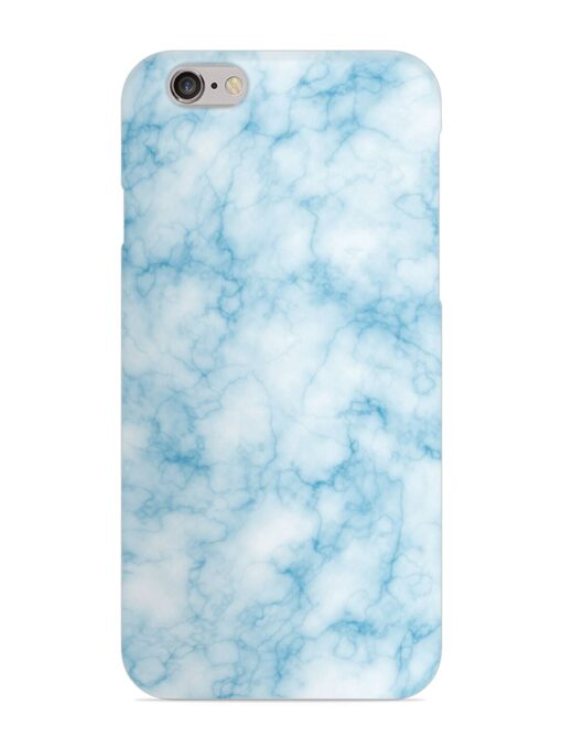 Blue White Natural Marble Snap Case for Apple Iphone 6S Zapvi