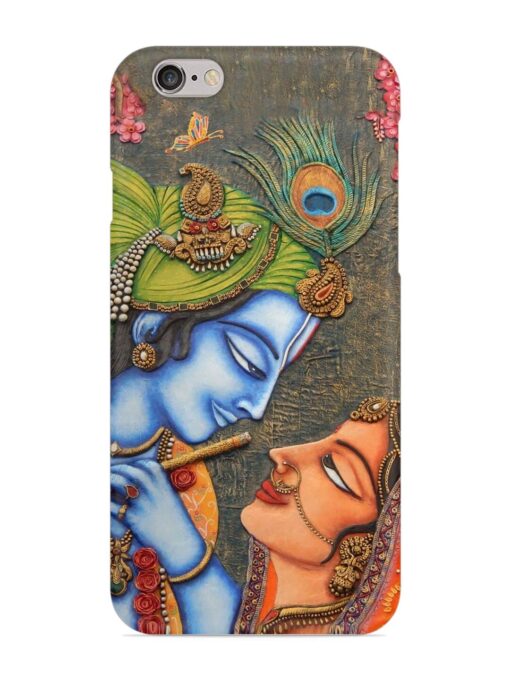 Lord Radha Krishna Flute Art Snap Case for Apple Iphone 6S Zapvi