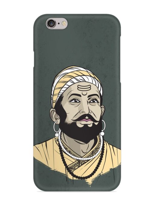 Shivaji Maharaj Vector Art Snap Case for Apple Iphone 6S Zapvi