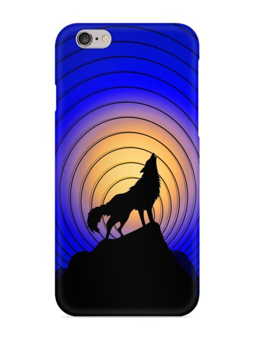 Fox Roaring Design Snap Case for Apple Iphone 6S Zapvi