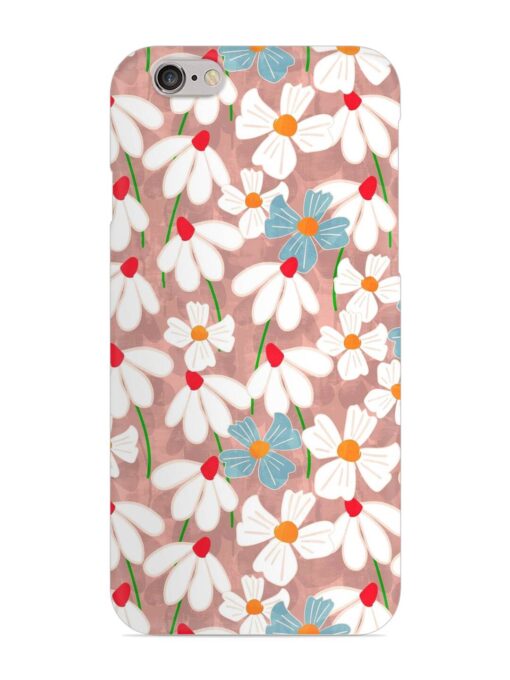 Abstract Petal Flowers Snap Case for Apple Iphone 6S Zapvi