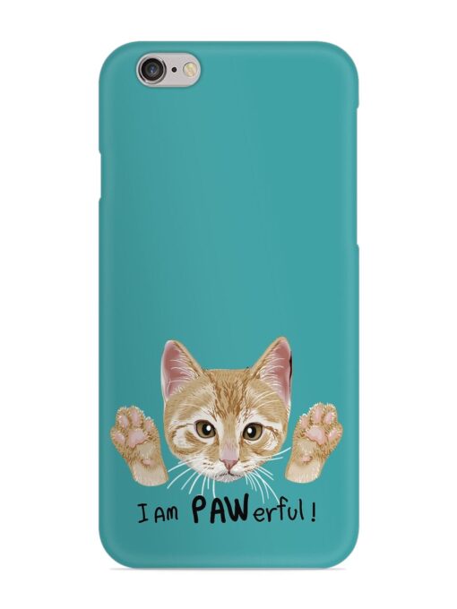 Typography Slogan Cat Snap Case for Apple Iphone 6S Zapvi