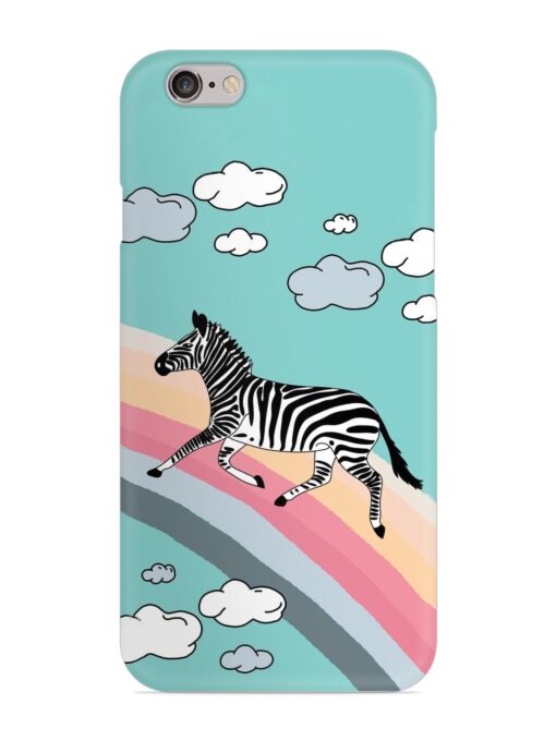 Running Zebra Snap Case for Apple Iphone 6S Zapvi