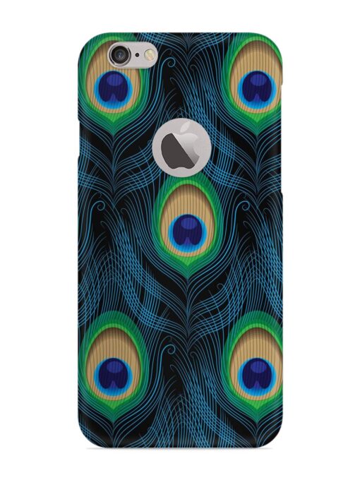 Seamless Pattern Peacock Snap Case for Apple Iphone 6S (Logo Cut) Zapvi