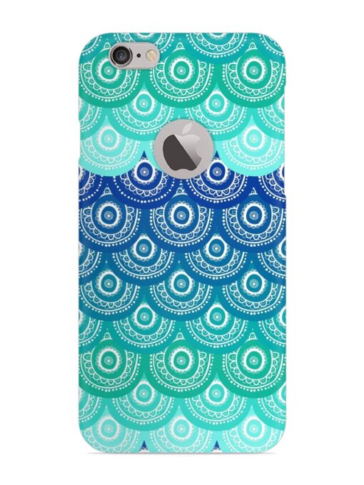 Ethnic Seamless Pattern Snap Case for Apple Iphone 6S (Logo Cut) Zapvi