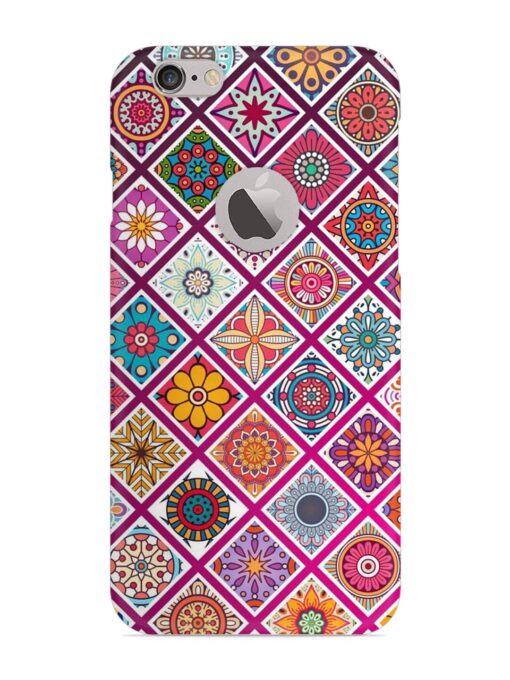 Seamless Tile Pattern Snap Case for Apple Iphone 6S (Logo Cut) Zapvi