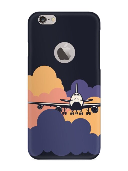 Aeroplane vector Snap Case for Apple Iphone 6S (Logo Cut) Zapvi