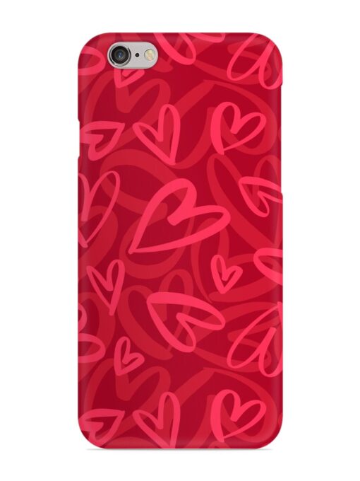 Seamless Romantic Pattern Snap Case for Apple Iphone 6S Plus Zapvi