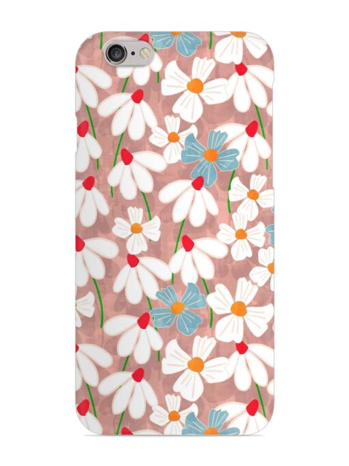 Abstract Petal Flowers Snap Case for Apple Iphone 6S Plus Zapvi