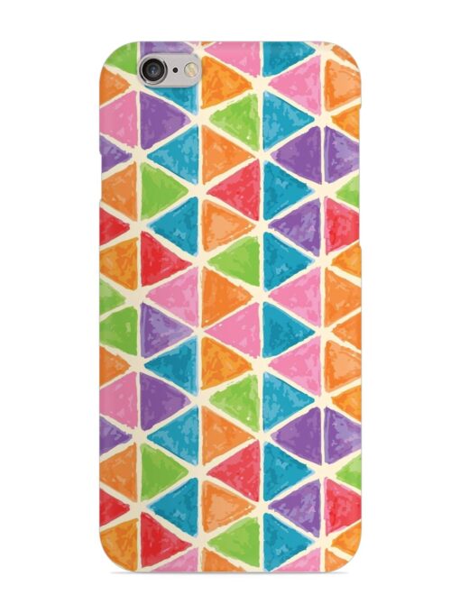 Seamless Colorful Isometric Snap Case for Apple Iphone 6S Plus Zapvi