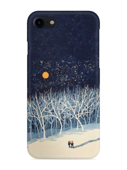 Full Moon Snowshoe Tour Snap Case for Apple Iphone 7 Zapvi