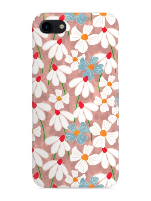 Abstract Petal Flowers Snap Case for Apple Iphone 7 Zapvi