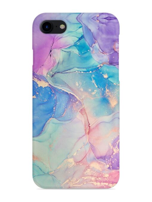 Alcohol Ink Colors Snap Case for Apple Iphone 7 Zapvi