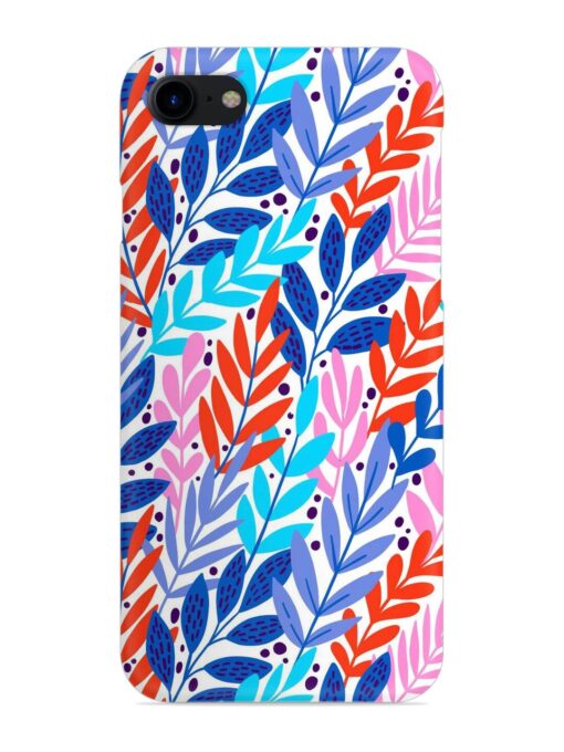 Bright Floral Tropical Snap Case for Apple Iphone 7 Zapvi