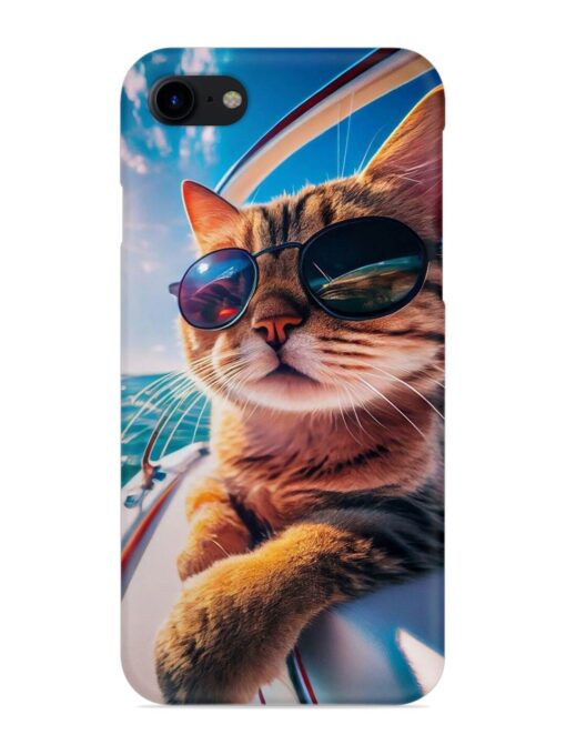 Cat In Style Snap Case for Apple Iphone 7 Zapvi