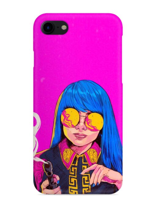 Aesthetic Anime Girl Snap Case for Apple Iphone 7 Zapvi