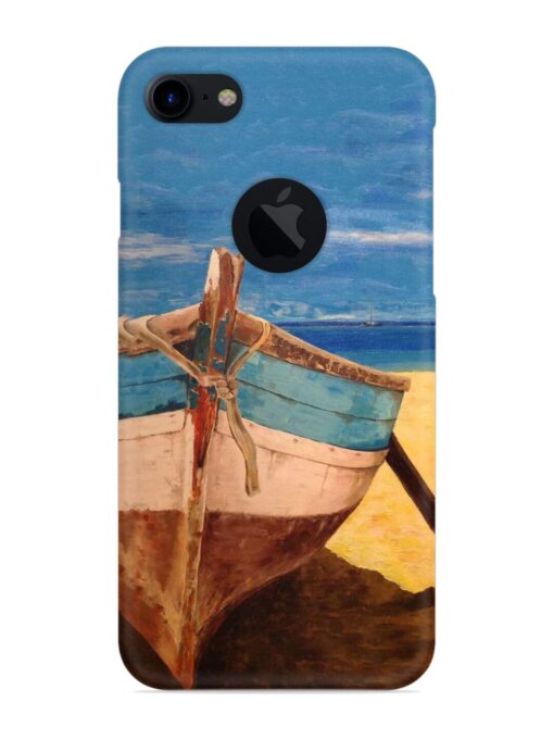 Canvas Painting Snap Case for Apple Iphone 7 (Logo Cut) Zapvi