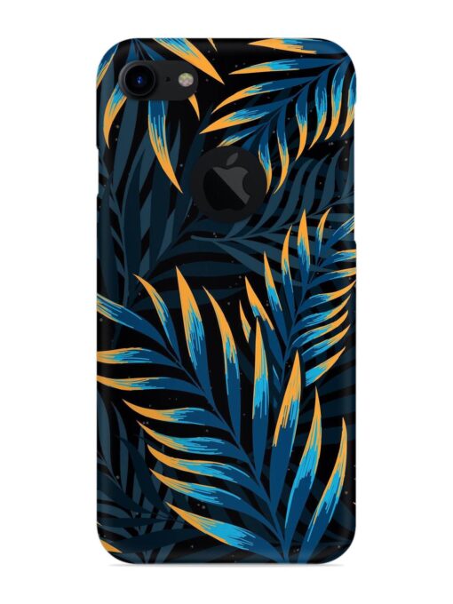 Abstract Leaf Art Snap Case for Apple Iphone 7 (Logo Cut) Zapvi