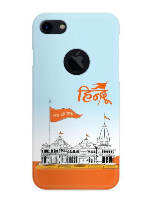 Ram Mandir Hindu Snap Case for Apple Iphone 7 (Logo Cut) Zapvi