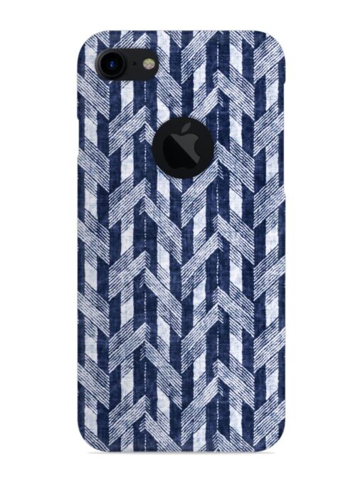 Abstract Herringbone Motif Snap Case for Apple Iphone 7 (Logo Cut) Zapvi