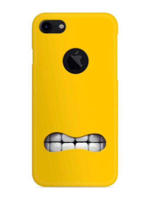 Mouth Character On Snap Case for Apple Iphone 7 (Logo Cut) Zapvi