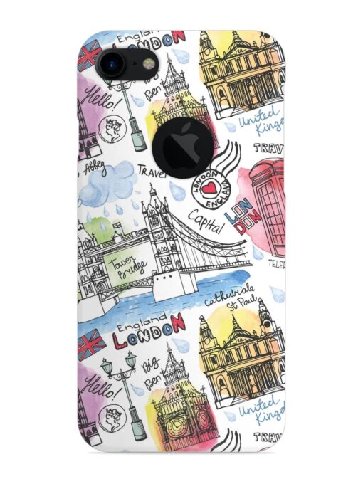 Vector London Landmark Snap Case for Apple Iphone 7 (Logo Cut) Zapvi