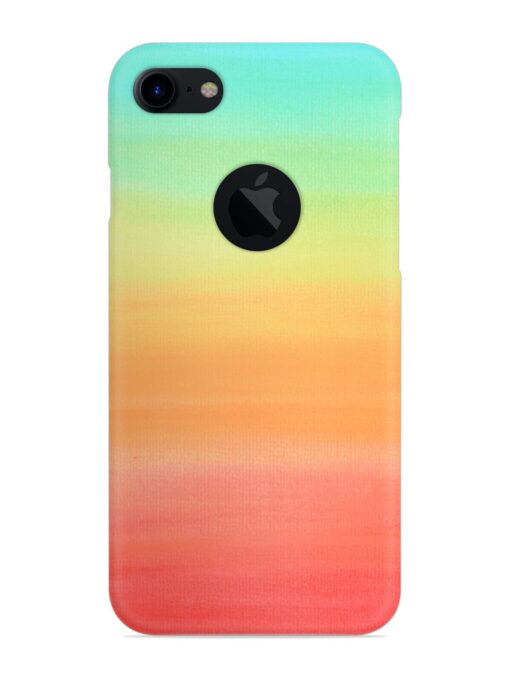 Background Sky Watercolor Snap Case for Apple Iphone 7 (Logo Cut) Zapvi