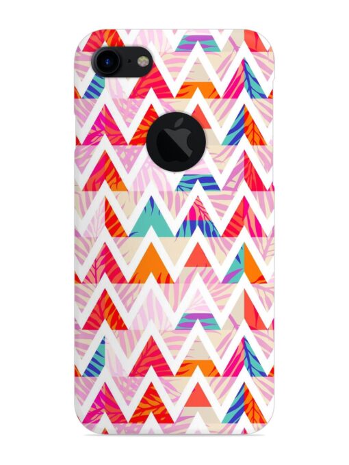 Abstract Triangle Background Snap Case for Apple Iphone 7 (Logo Cut) Zapvi