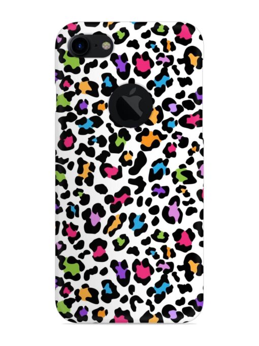 Seamless Leopard Pattern Snap Case for Apple Iphone 7 (Logo Cut) Zapvi