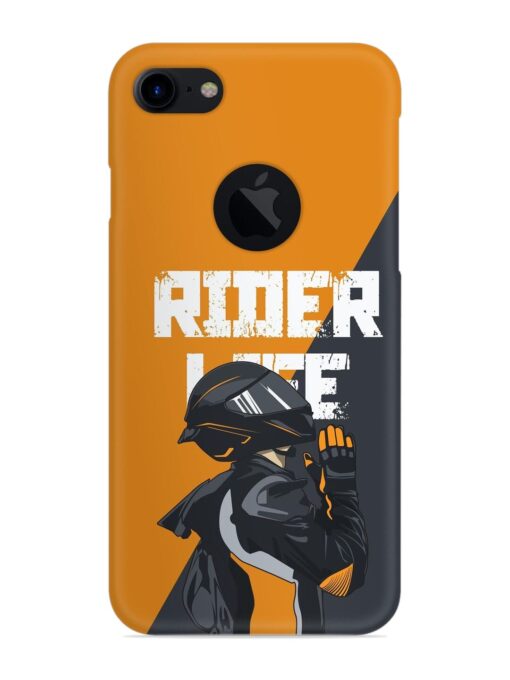 Rider Life Snap Case for Apple Iphone 7 (Logo Cut) Zapvi