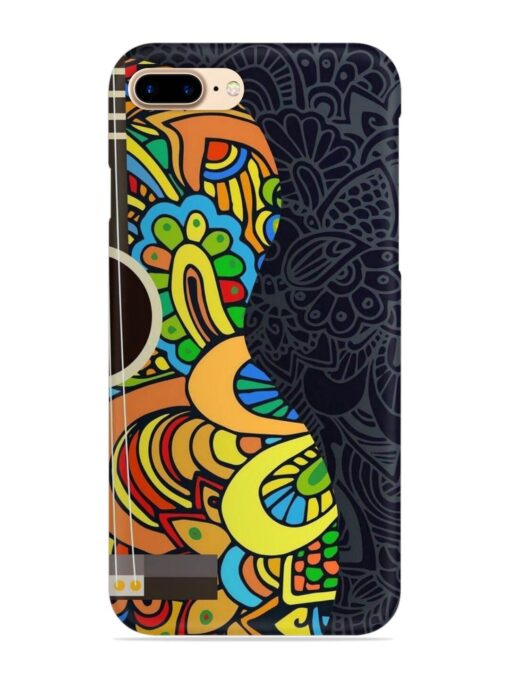 Guitar Vector Art Snap Case for Apple Iphone 7 Plus Zapvi