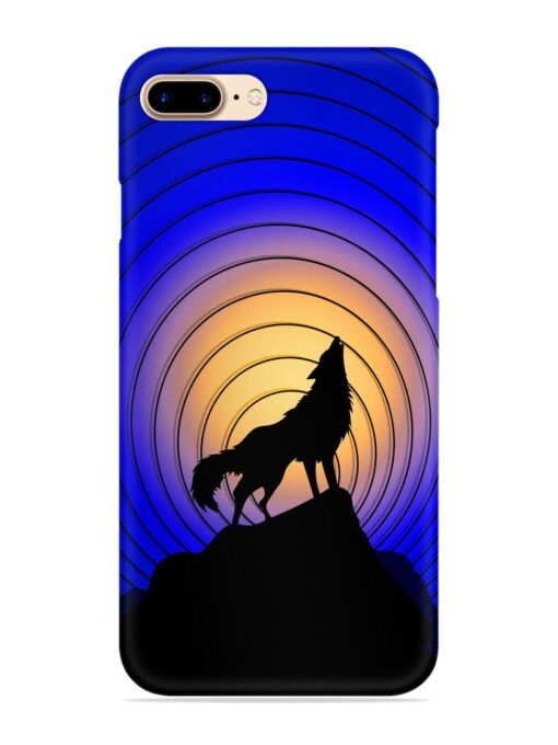 Fox Roaring Design Snap Case for Apple Iphone 7 Plus Zapvi